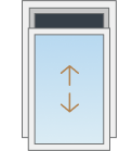 Вертикально раздвижные алюминиевые окна